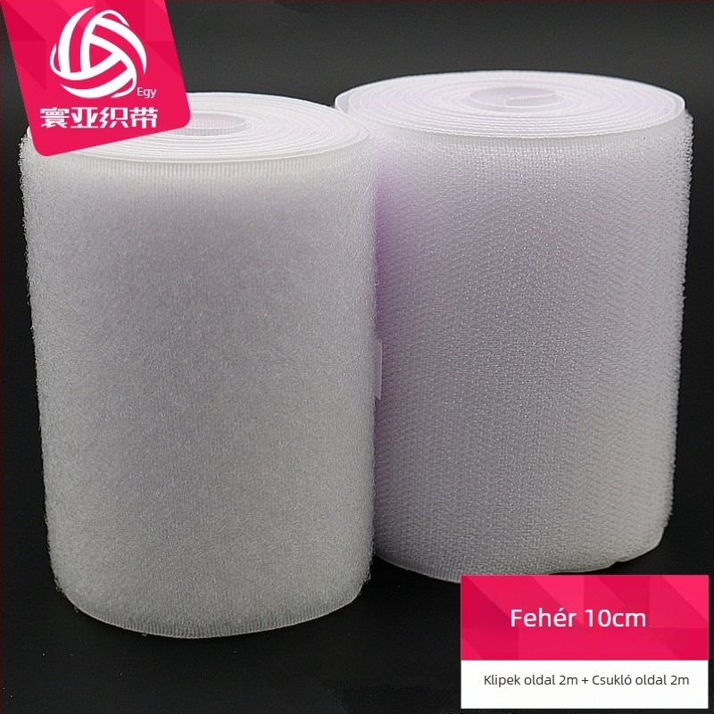Sífedő Velcro zárással és öntapadó szalaggal, poliészter-nylon keverék