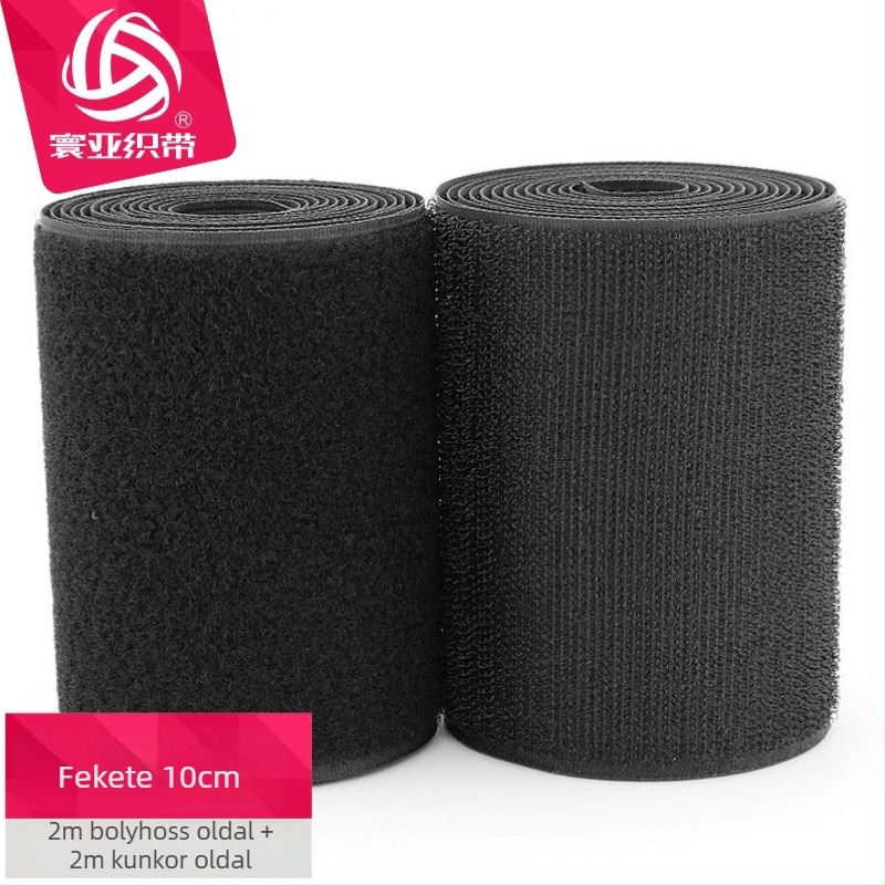 Sífedő Velcro zárással és öntapadó szalaggal, poliészter-nylon keverék