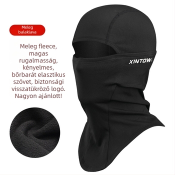 XINTOWN Balaklava, poliészter, fleece-belés, szélálló kerékpáros maszk