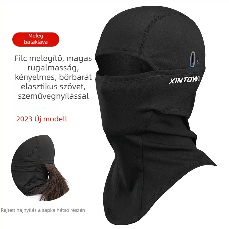 XINTOWN Balaklava, poliészter, fleece-belés, szélálló kerékpáros maszk