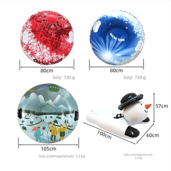 Felfújható téli snowboard és szán — PVC, hideg- és kopásálló, PVC vastagsága 45, Márka YHS4682