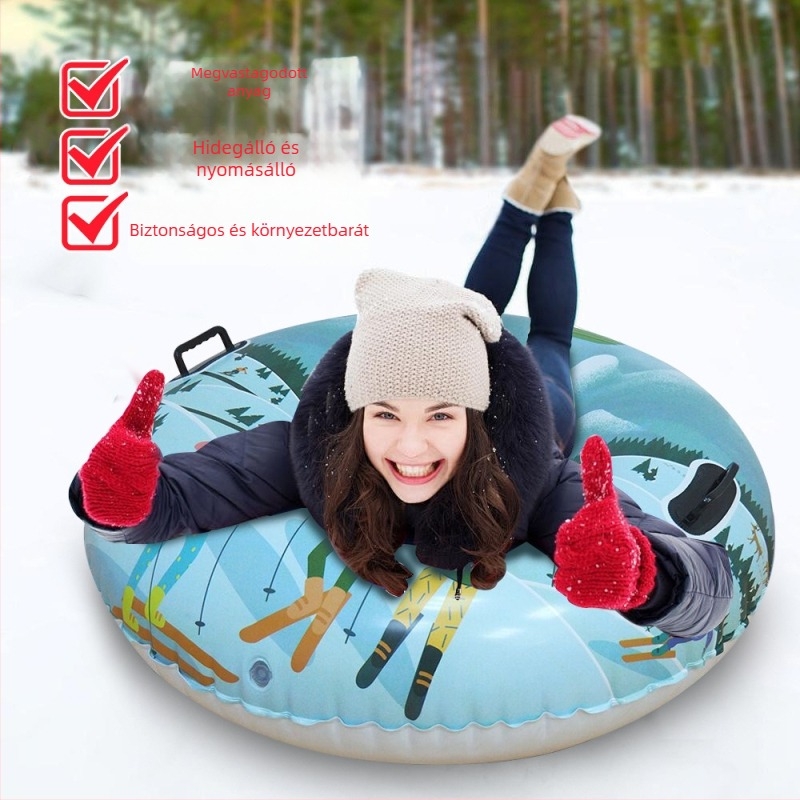 Felfújható téli snowboard és szán — PVC, hideg- és kopásálló, PVC vastagsága 45, Márka YHS4682