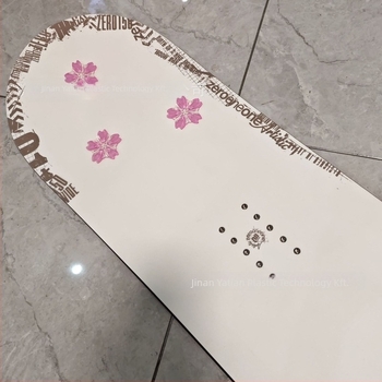 Shining Sakura snowboard csúszásmentes matrica – egy lábra, hordozható, ütközés elleni védelem, Téli 2024