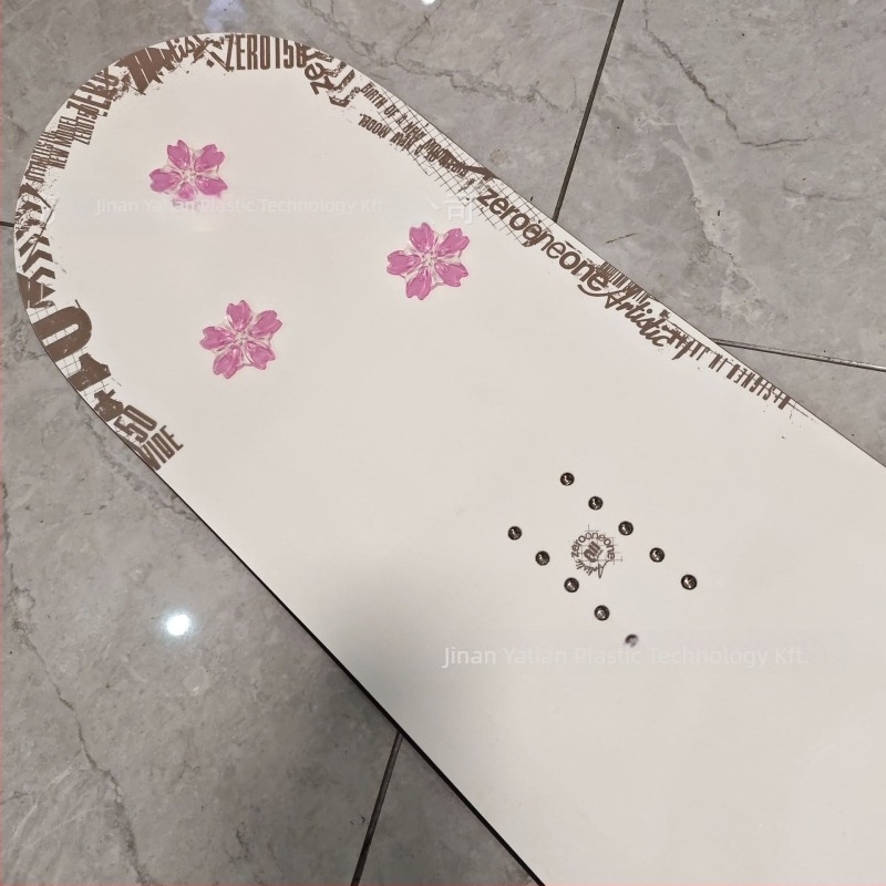 Shining Sakura snowboard csúszásmentes matrica – egy lábra, hordozható, ütközés elleni védelem, Téli 2024