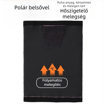 Kerékpározáshoz nyakmelegítő, vastag kötött anyag, téli meleg, uniszex, Sirius