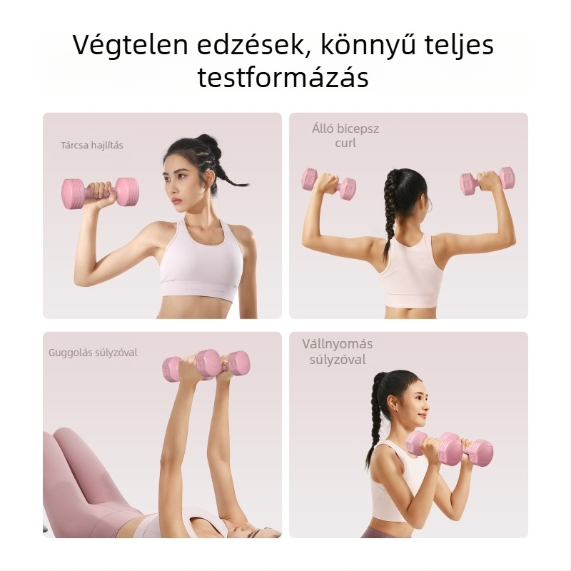 Royal Peach Hantel otthoni edzéshez – PVC, GSYL02, Dingzhou, Hebei, Unisex, Testformálás és Testsúlycsökkentés