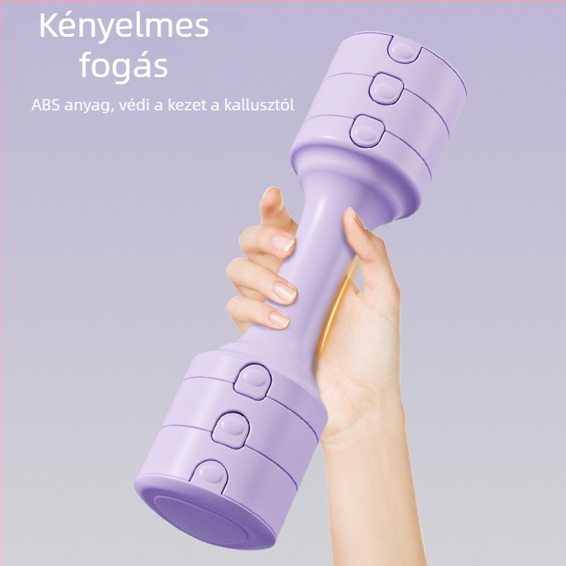 Állítható súlyú kézi súlyzók otthoni edzéshez, kompaktak, levehetőek, ABS kivitel