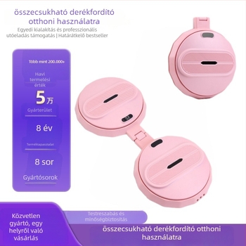 Elektronikus számoló forgó lemez otthoni használatra — összecsukható derékforgató edzőlap, műanyag