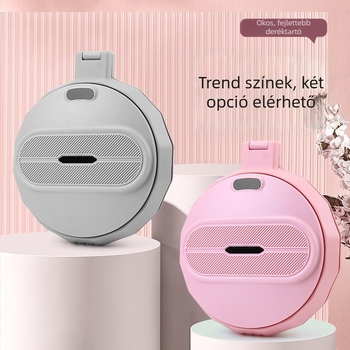 Elektronikus számoló forgó lemez otthoni használatra — összecsukható derékforgató edzőlap, műanyag