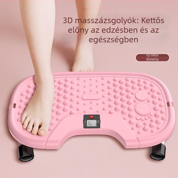 Otthoni csendes hasizom-edzés eszköz elektronikus számolóval, multifunkcionális derék csavaró lemez, PP anyag