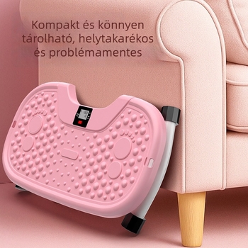 Otthoni csendes hasizom-edzés eszköz elektronikus számolóval, multifunkcionális derék csavaró lemez, PP anyag