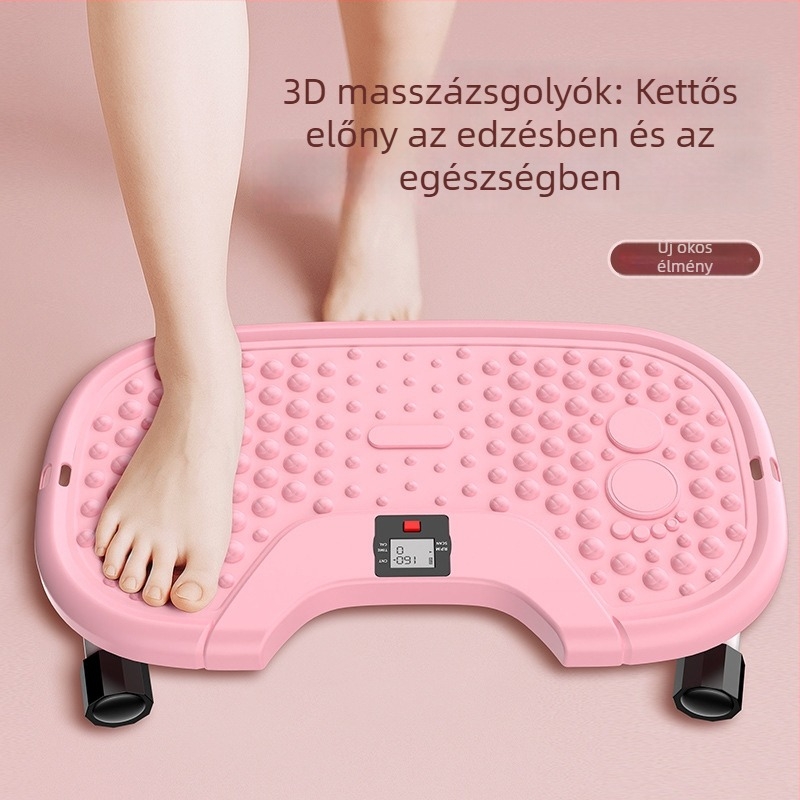 Otthoni csendes hasizom-edzés eszköz elektronikus számolóval, multifunkcionális derék csavaró lemez, PP anyag