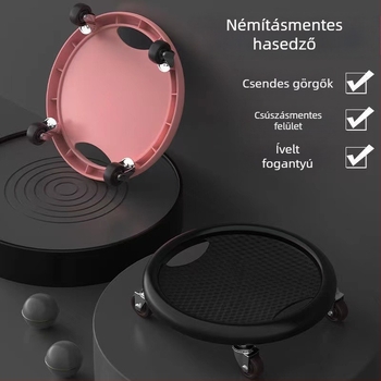 Water Source hasizom edző lemez fitneszhez – csendes, multifunkcionális csúszó lemez, modell 1, 0,8 kg