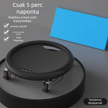 Water Source hasizom edző lemez fitneszhez – csendes, multifunkcionális csúszó lemez, modell 1, 0,8 kg