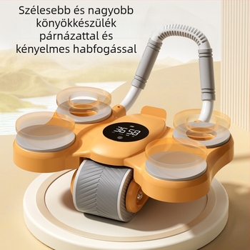 Hasizomkerék dupla könyöktámaszokkal, nem összecsukható, otthoni edzéshez, modell 550/560, súly 2,5 kg