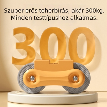 Hasizomkerék dupla könyöktámaszokkal, nem összecsukható, otthoni edzéshez, modell 550/560, súly 2,5 kg
