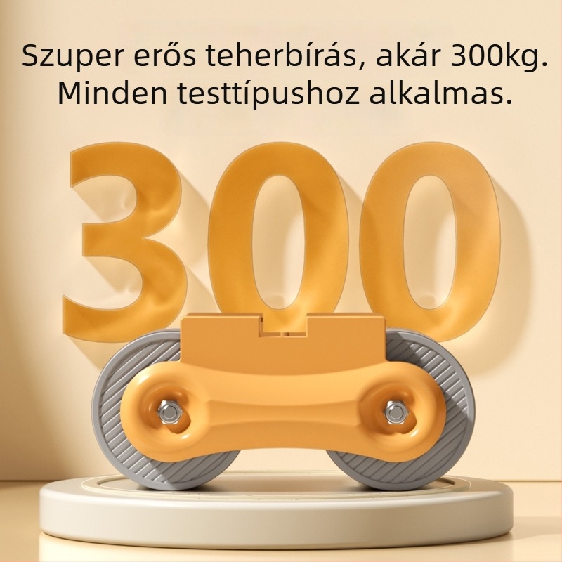 Hasizomkerék dupla könyöktámaszokkal, nem összecsukható, otthoni edzéshez, modell 550/560, súly 2,5 kg