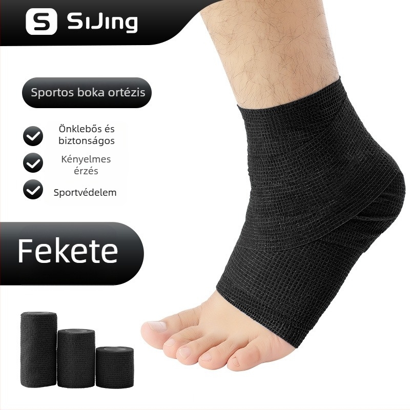 Futballhoz való bokatartó kötszer — rugalmas, öntapadós géz, latex (boka; futball; latex; rugalmas)