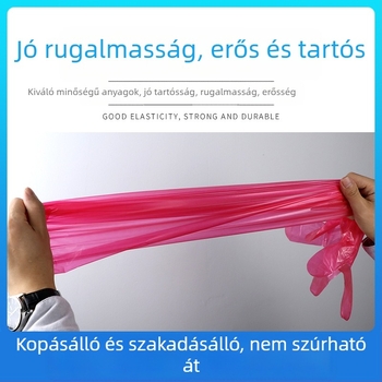 Állatorvosi egyszer használatos hosszú karú kesztyű juhok és szarvasmarhák számára — PE anyag, vastagság <0.05 mm