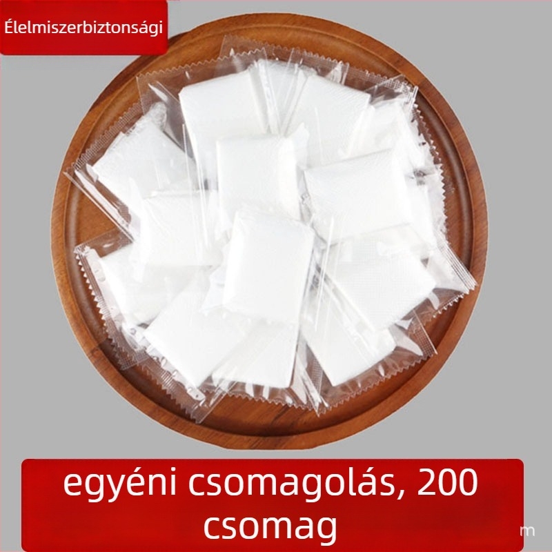 Egyszer használatos műanyag kesztyűk, átlátszóak, porállóak, 2 db csomagban