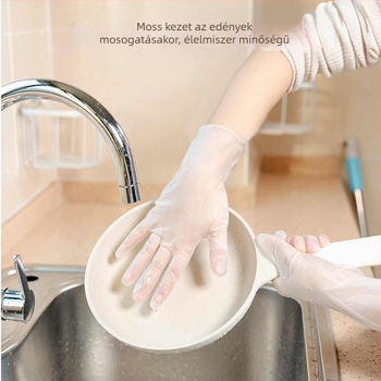 Egyszer használatos kesztyűk, Márka: Jue nuo, Csúszásmentes funkció, Egyszínű minta, Logónyomtatás elérhető, Termékkód: Ding qing gloves