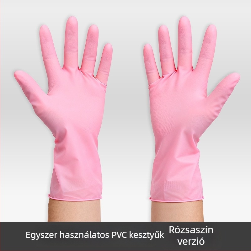 Egyszer használatos kesztyűk, Márka: Jue nuo, Csúszásmentes funkció, Egyszínű minta, Logónyomtatás elérhető, Termékkód: Ding qing gloves