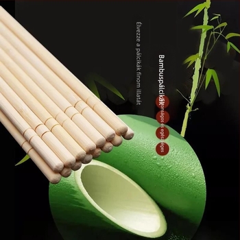 Egyszer használatos evőpálcikák, egyenként csomagoltak, éttermek és gyorséttermek számára, 100 vagy 200 páras készlet, biológiailag lebomló