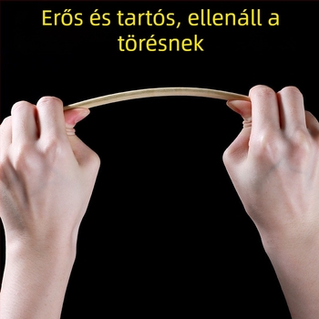 Egyszer használatos bambusz evőpálcikák, egyenként csomagolva, kereskedelmi vendéglátásra, 50 pár/csomag, mikrohullámú sütőben nem használható, biológiailag lebomló