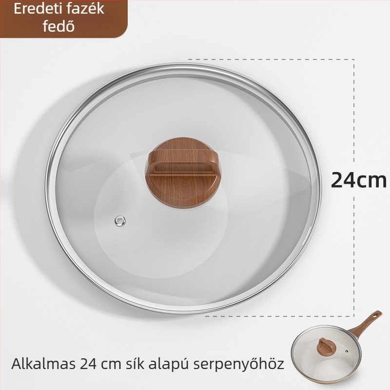 Weixiang univerzális edényfedő üvegből – edzett üveg, vastag, hőálló