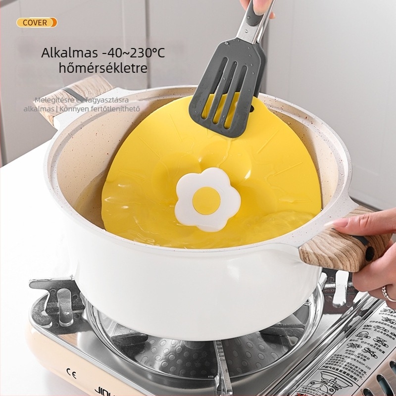 AWOO szilikon mikrózható ételtálfedő, stílus: Friss és aranyos, anyag: Egyéb, stílus: Kis friss szellő