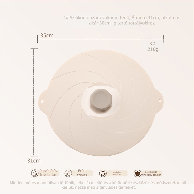 Keidason szilikon vákuumos frissesség megőrző fedők, hat darabos készlet