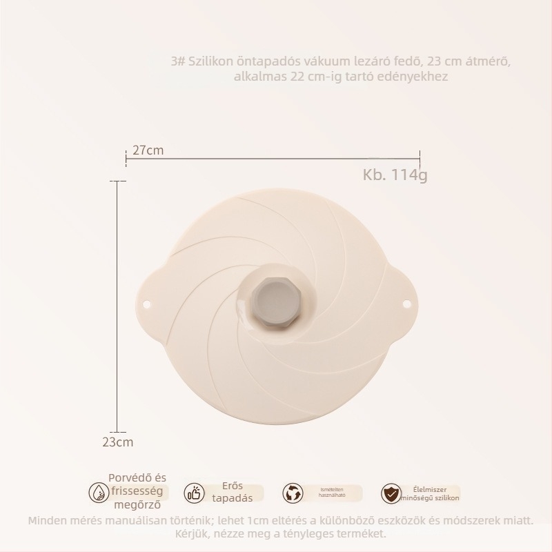 Keidason szilikon vákuumos frissesség megőrző fedők, hat darabos készlet