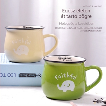 Lefeng porcelán bögre — hengeres kerámia bögre logóval, mikrohullámú sütőhöz kompatibilis, testreszabható