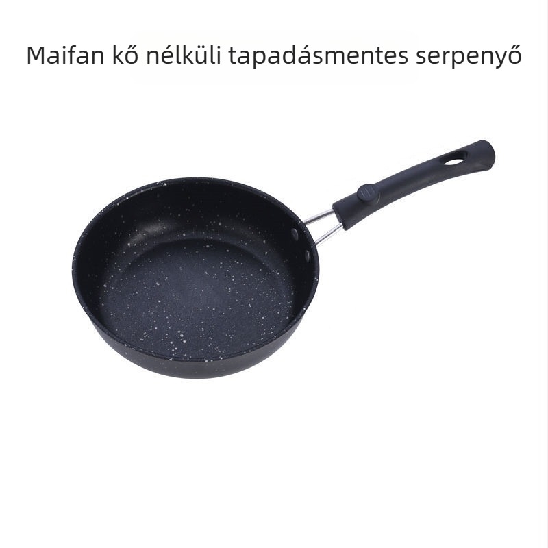 PDG3 Serpenyő, nem tapadó kovácsolt vasból, indukciós és gáztűzhelyhez, 3 cm mély