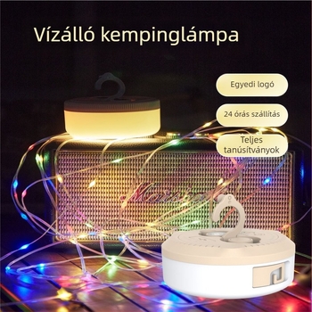 Jiadi Kemping LED Fény – Újratölthető 5V LED sorlámpa kapcsolóval
