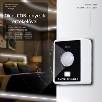 COB LED szalag, 120 LED, 24V bemenet, 5W, 100° fénysugár-szög