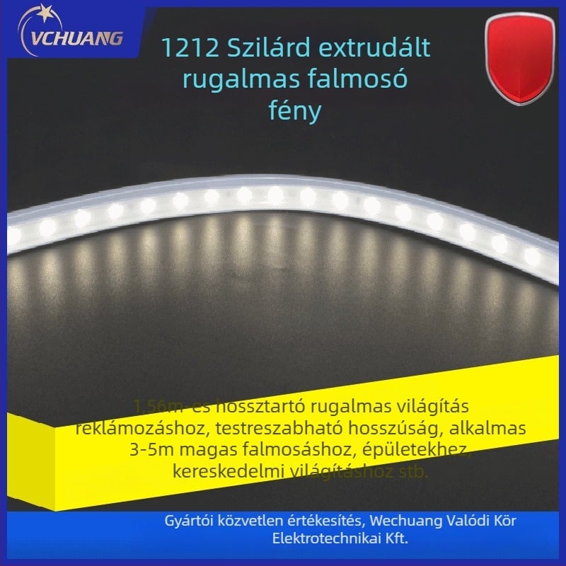 Kültéri vízálló falmosó LED-szalag, 18W, 2835 LED-ek, 56/m, 30° fénycsóva