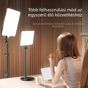 Digitális fotózásra szánt világítás élő közvetítéshez, LED magas fényerővel, arcfény töltőfény, CE tanúsítvány