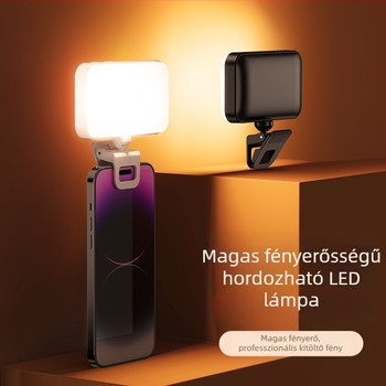 LED töltőfény F6, kézben tartható, 4W, 5V, három színhőmérséklet