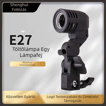 E27-es foglalatú hordozható fotózás fény – LED töltőfény élő közvetítéshez és videózásra (90-240V)