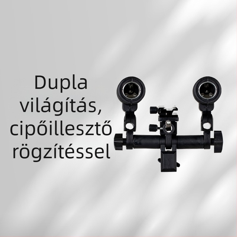 E27-es foglalatú hordozható fotózás fény – LED töltőfény élő közvetítéshez és videózásra (90-240V)