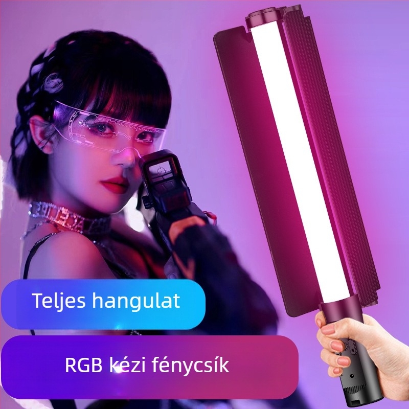 Többfunkciós kézi világítási pálca szépség élő közvetítéséhez, 13W, DC5V