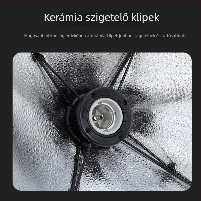 Élő közvetítéshez Fotózáshoz Softboxos Fénykészlet, E27 Lámpatartó, 110–220V, Önellátó Áramellátás, Fényerő Állítható