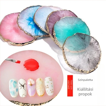 Műkörmös gyanta paletta kijelző panellel – Modell A833, 60 g, Queen Fingers