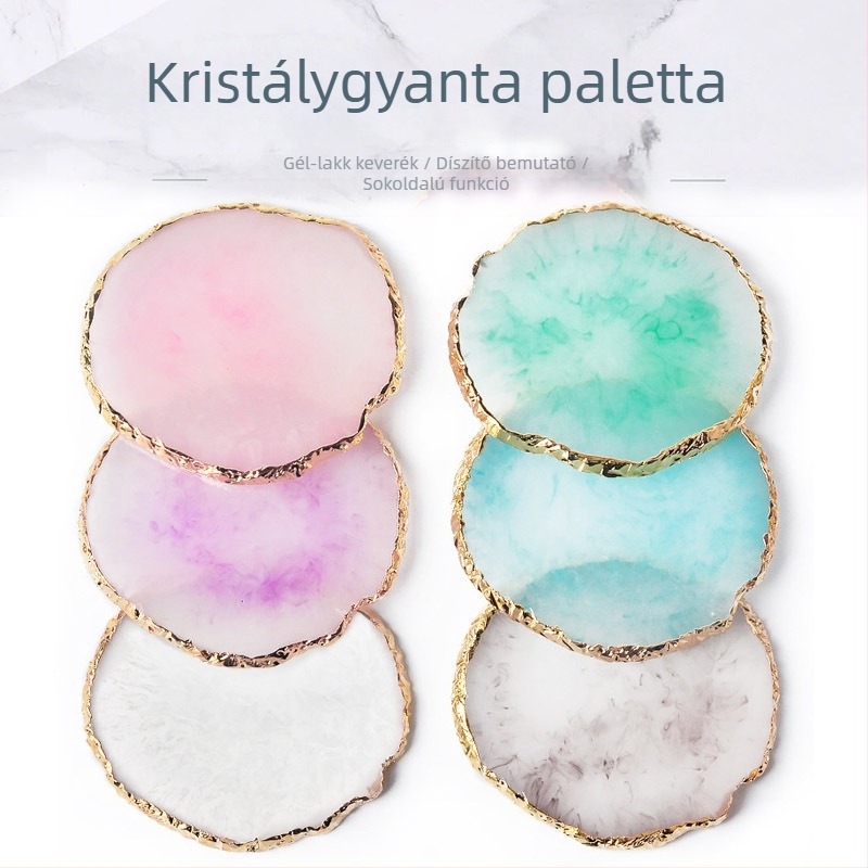 Műkörmös gyanta paletta kijelző panellel – Modell A833, 60 g, Queen Fingers