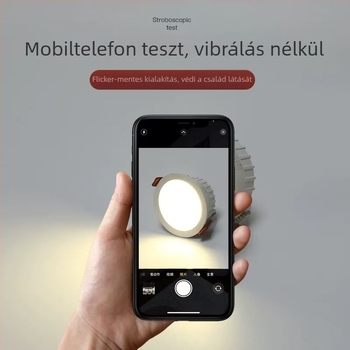 LED downlight rejtett szereléssel (220V, CRI 80–89, színhőmérséklet: meleg/semleges/fehér/változó)