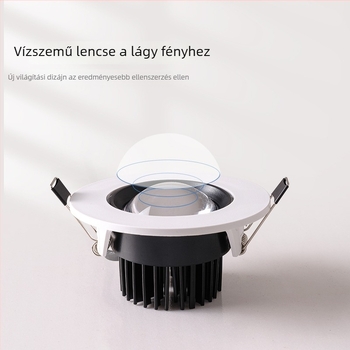 Beépített LED ultra vékony falikar nappalira, 220V, CRI≥95, alumínium ház, falon lévő vezérlés