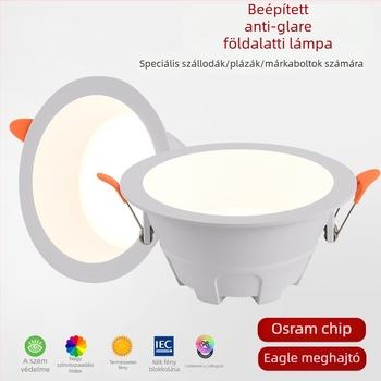 COB LED-es downlight, rejtett szerelés, 220V, CRI ≥90, 3000K/3500K/4000K/5700K