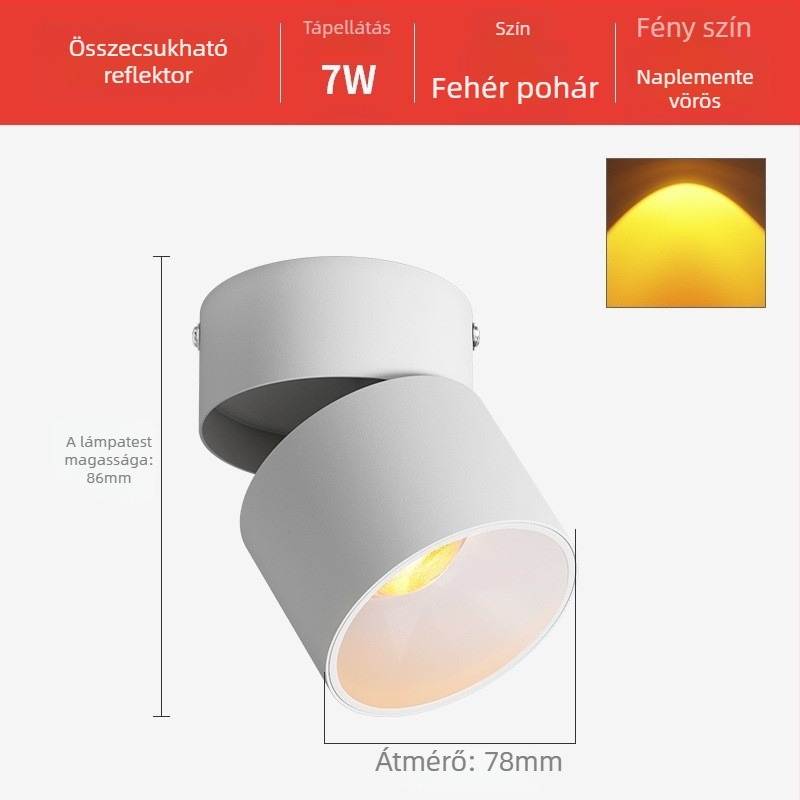 LED falmosó világítás – alumínium ház, 220V, CRI ≥95, stílus: Light Luxury