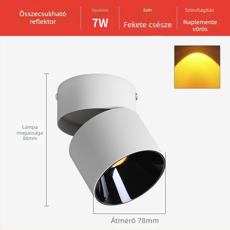 LED falmosó világítás – alumínium ház, 220V, CRI ≥95, stílus: Light Luxury